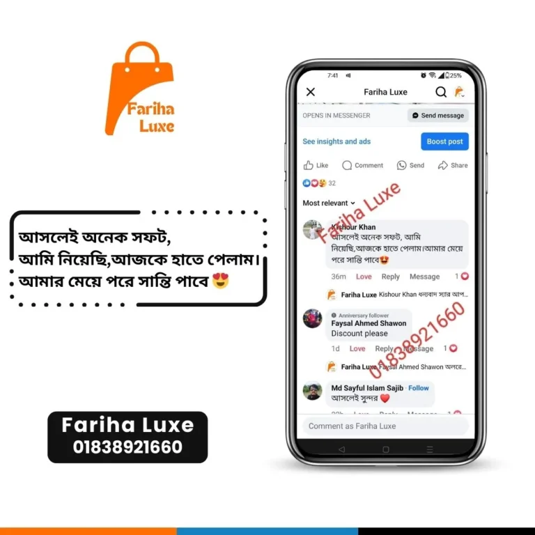 Fariha Luxe Customer Review