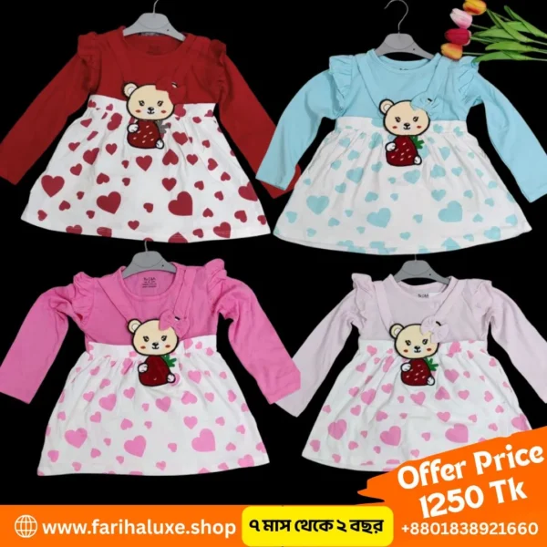 Fariha Luxe Full Sleeve Winter Dress (Bangladeshi Collection) Combo (4 Pcs Set)
