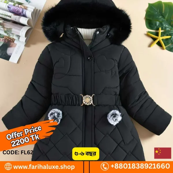 Premium Winter Baby Black Coat (Code: FL62) 🖤